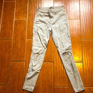 Fashion Nova distressed Jeans